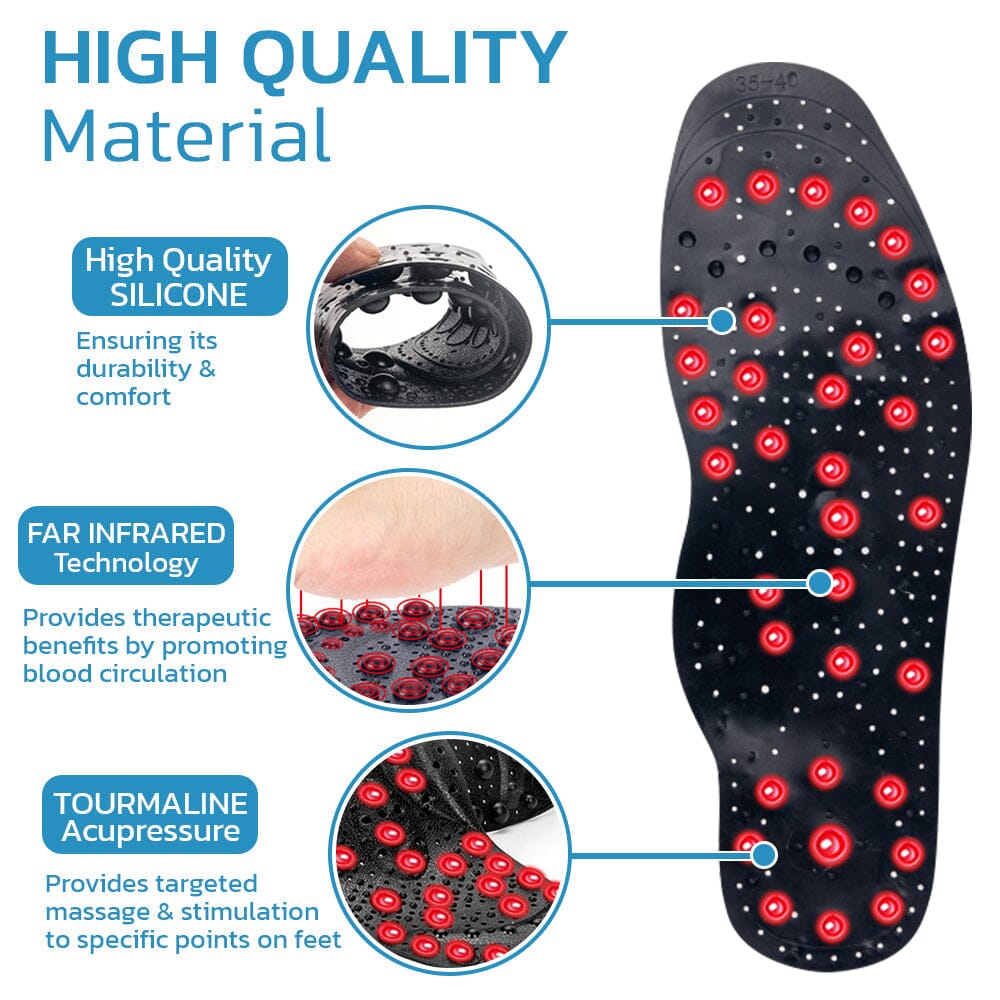 GFOUK™ TitanVein Far Infrared Tourmaline Acupressure Insoles