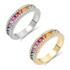 GFOUK™ Rainbow Tourmaline Lvmphvity Cleaning Spin Ring